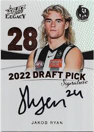 2023 Select Legacy Draft Pick Signature Copper (DPS28) Jakob RYAN Coll  069/175