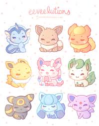 Dessin Evoli Evolution Pokemon Kawaii Dessins Mignons Dessin Pokemon