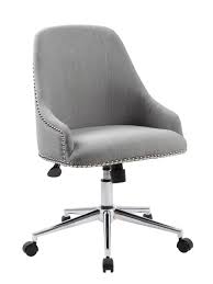 4.4 out of 5 stars with 28 ratings. Boss Office Products Carnegie Fabric Mid Back Desk Chair Graychrome Office Depot