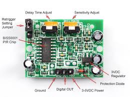 One for adjusting the sensitivity of the sensor and the other for. Overview Pir Motion Sensor Adafruit Learning System