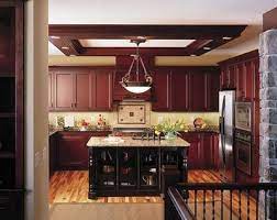 Cherry Wood Kitchens Contrasting Kitchen Island Traditional Kitchen Design Cherry Wood Kitchen Cabinets