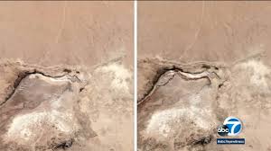 Before And After Photos Massive Crack Opens In Earth After Ridgecrest Earthquake Abc30 Fresno