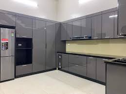 Tủ Bếp Inox Cánh Kính