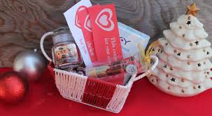 Specialized and themed gift baskets are the perfect product to include in your raffle. Holiday Romance Gift Basket Idea Simply Southern Mom
