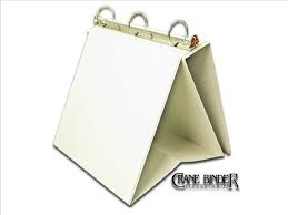 3 Ring Easel Stand Up Binder Display Flip Chart Tabletop Binder