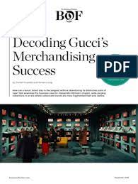 Case Study 1 Decoding Gucci S Merchandising Success Brand Design