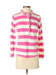Details About Crown Ivy Women Pink Long Sleeve Henley Sm Petite