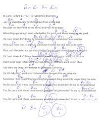 Don T Let Me Be Misunderstood The Animals Guitar Chord Chart Real Key Lyrics And Chords Guitar Chord Chart Music Lyrics