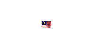 Flags emblazoned with seals, coats of arms, and other multicolored emblems are sorted only by their color fields. Flag Malaysia Emoji