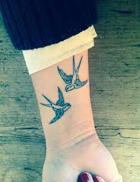 For Other Wrist Maybe Swallow Tattoo On Wrist Done By Tycho Veldhoen Amsterdam Tiny Bird Tattoos Bird Tattoo Wrist Swallow Tattoo Design