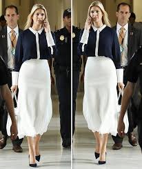 Glamorous ivanka poses for selfies with maskless supporters and fist bumps sen. Ivanka Trump Seen In Washington Dc Wearing Chic Blouse As Donald Trump Meets Theresa May Express Co Uk