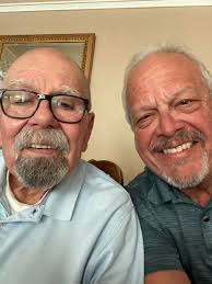 Visited old friend from shop 17 today….. Jerry Sanchez with Andrew Misquez