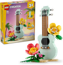 LEGO Creator Tropical Ukulele 3in1 Toy Set 31156 (387 Pieces) : Amazon.in:  Toys & Games