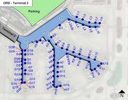 Ord Chicago O Hare Airport Terminal Maps
