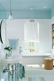 Get the best deal for glass ceiling tiles tiles from the largest online selection at ebay.com. Traditional Blue Bathroom With Light Blue Ceiling And White Tile Walls White Ceiling Paint Blue Ceilings Blue Ceiling Paint