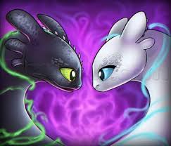 How To Draw Toothless And Light Fury Toothless Drawing How Train Your Dragon Dragon Pictures