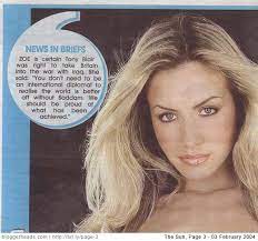 Launched in 1970 in the sun newspaper, page 3 brought models such as sam fox, linda lusardi and katie price into the limelight. Page 3 Politics A History Of The Sun S News In Briefs Bloggerheads