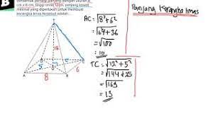 Check spelling or type a new query. Panjang Kawat Minimal Yang Diperlukan Untuk Membuat Kerangka Limas Alasnya Berbentuk Persegi Panjang Youtube