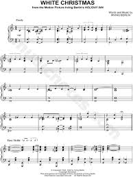 The downloadable piano sheet music is in a pdf file format. Irving Berlin White Christmas Sheet Music Piano Solo In C Major Transposable Download Print Sku Mn0167890