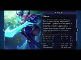 Miya was born in the temple of the moon god in the moonlit forest and studied hard to one day become a worthy sacrifice to the moon god. La Historia De Karina Y Selena Mobile Legends Youtube