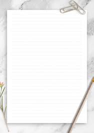 When comes to bullet journal paper, there is no better choice than the dot grid pages. Lined Paper Template Printables