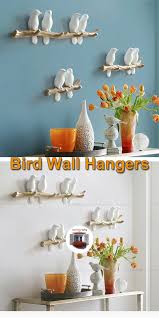 Bird Decoration Wall Hooks Decor Bird Decor Wall Decor