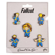 Fallout Enamel Pins 5 Pack Set 2