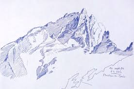 La Meije Et Moi Acte I La Montagne C Est Pointu Dessin Montagne Dessin Paysage Architecture Aquarelle