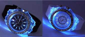 Led Light Glow Geneva Watches Diamond Crystal Stone Led Light Watch Unisex Silicone Jelly Candy Flash Up Wristwatches Sports Watches By Dhl Shoes Online Shopping Online Watches From Huacheng01 3 19 Dhgate Com
