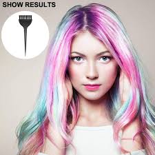 Chainplus 3 Pack Hair Dye Coloring Brush Hair Color Brush Bleach Dye Brush  for Salon Use and Home DIY Dyeing Styling, Black