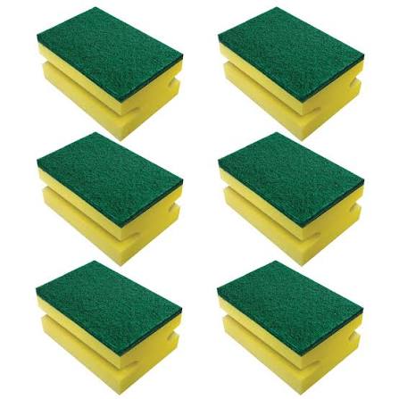 Lola Ecological Non Scratch Scrub Sponges 6-Pack