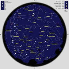 60 discriminating map of the night sky tonight