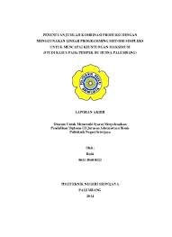 Maybe you would like to learn more about one of these? Top Pdf Linear Programming Metode Simpleks 123dok Com