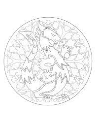 This dragons underwater mandala coloring pages is a great way for kids and beginners to discover and color cool dragons with under water theme drawings mixed with mandala. Free Mandala Dragon 1 Difficult Mandalas For Adults 100 Mandalas Zen Anti Stress