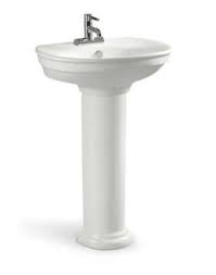 china wash basin with tall pedestal