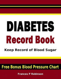 Diabetes Record Book Keep Record Of Blood Sugar In This