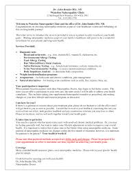 Wow your future employer with this simple cover letter example format. Waterloo Naturopathic Clinic Com