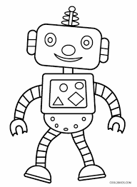 16 coloring pages robot free kids printable preschool coloriage football