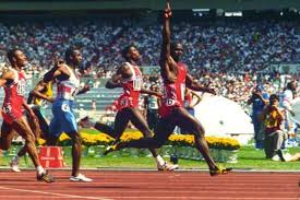 The distance was increased to 100m at the 1972 olympics. Recalling Ben Johnson S Downfall At Seoul Olympics The Scotsman