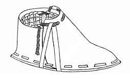 Line Drawing Of Otzi S Right Shoe The Iceman Prehistoric Otzi The Iceman