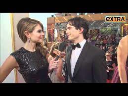 Sorry :( nian13 oh okay, thanks. Ian Somerhalder Nina Dobrev On Extra Youtube