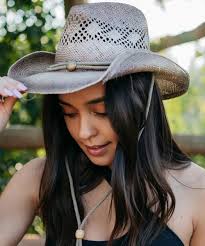 Peter Grimm Women's Grey Viola Cowgirl Hat