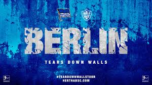 Download the hertha bsc logo vector file in ai format (adobe illustrator). Hertha Bsc Us Tour 2019 Berlin Tears Down Walls Presseportal