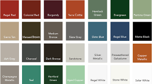 Standing Seam Metal Roof Colors Please Note That Colors