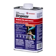 Chemical paint removers have come a long way from the days when you would open a can of stripper and develop an instant headache. Savogran Strypeeze Qt Semi Paste All Purpose Stripper Without Methylene Chloride And Nmp 01232 The Home Depot