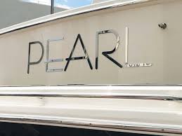 Browse our selection of boat lettering fonts you can use on your own boat lettering design right here! Easy To Install Stainless Steel Boat Name Letters Southern Stainless