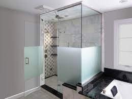Glass wall bathrooms are an aesthetic element that adds beauty to any modern styled apartment. Steam Shower Creative Mirror Shower