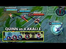 +1 tier → score * 4. Quinn Vs 4 Akali E