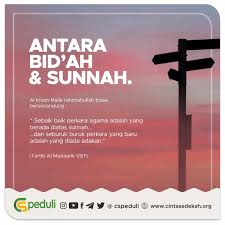Menolak bid$ah dengan bid$ah yang semisalnya atau bahkan yang lebih rusak >ontohn<b>a ialah kaum murji'ah& mu'ta'ilah& mus<b>abibhah. Antara Sunnah Dan Bid Ah Yayasan Cinta Sedekah
