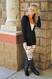 Adorable Winter Outfit With Fancy Pants Tights Cute Outfits With Leggings Patterned Leggings Outfits Outfits With Leggings